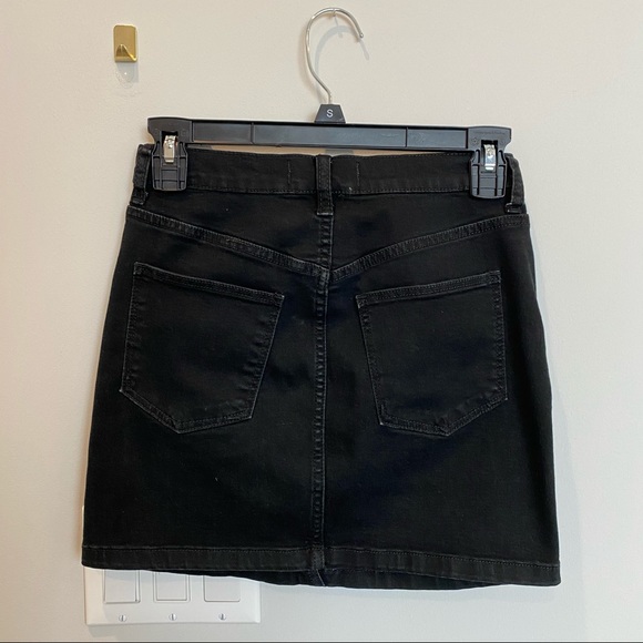 We the Free Black Denim Skirt - Picture 4 of 6